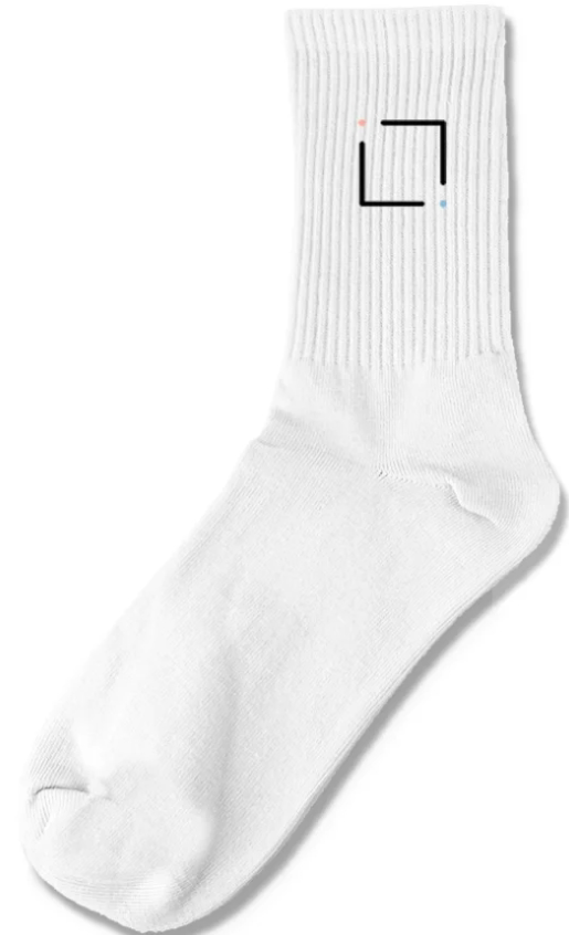 Embroidered Logo Socks